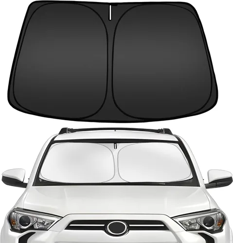 Vista 44 de ARISMOTOR Parasol para parabrisas para BMW X3 2018-2025, ajuste personalizado plegable, protector de parasol y visera solar para ventana delantera