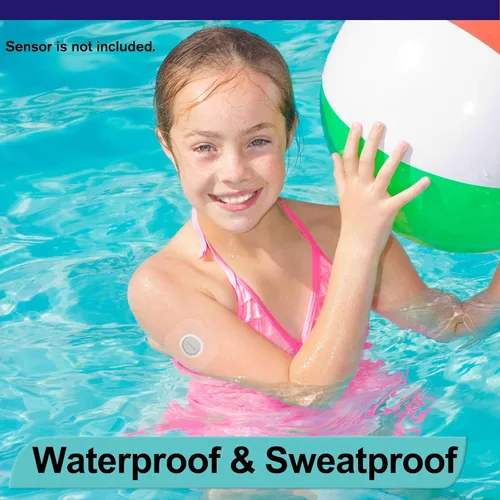 Vista 2 de Parches adhesivos G7, paquete de 40 parches impermeables y transpirables para G7 y Stelo con recorte, protección de larga estancia, sensor