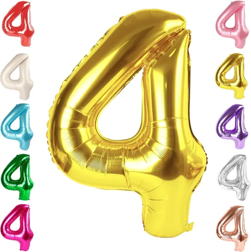 Vista 201 de Globos del números 0 de 40 pulgadas para formar los números 10, 20, 30, 40, 50, 60, 70, 80, 90, 100, para decoración de cumpleaños, bodas, eventos