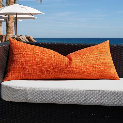 Vista 44 de Kevin Textile - Juego de 2 fundas de almohada decorativas para exteriores, impermeables, para jardín, patio, tienda de campaña, sofá, de 16 x 16