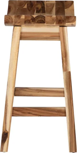 Vista 7 de Powell Muebles Dale Saddle Bar Taburete Madera Natural