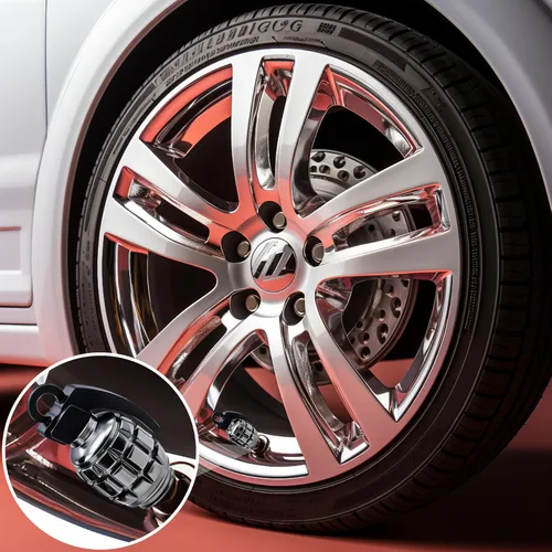 Vista 108 de 4 tapas de válvula de neumático, cubiertas universales de válvula de neumático de aleación de aluminio para automóviles, camiones, SUV, Negro