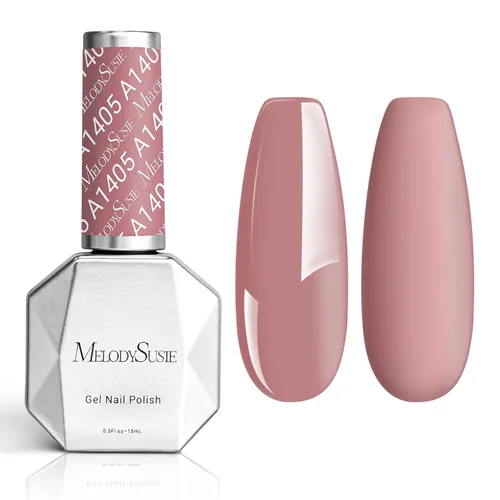 Vista 49 de MelodySusie - Esmalte de uñas en gel con brillo perla rosa brillante, 0.5 fl oz, efecto hilo, con acabado de concha rosa brillante, UV LED