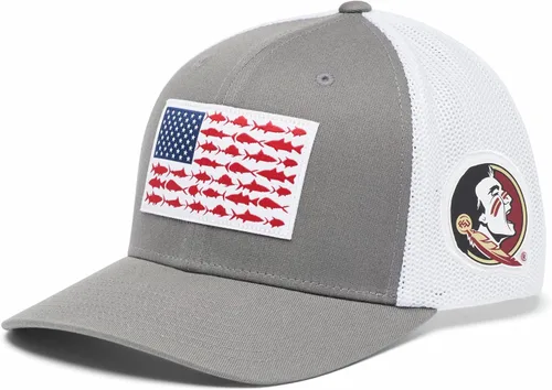 Vista 25 de Columbia Gorra unisex PFG de malla XXL, protección solar, talla única