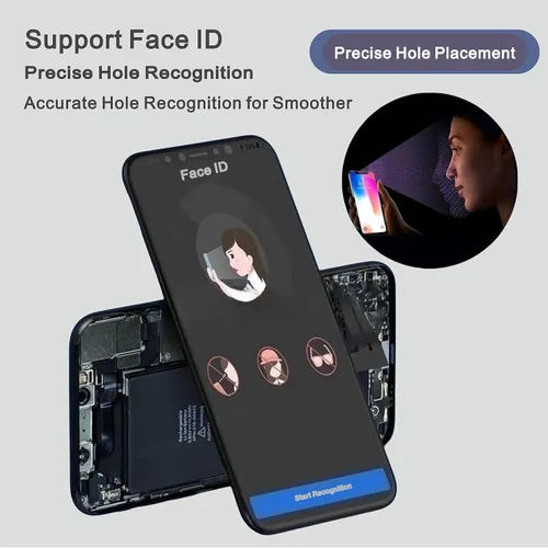 Vista 5 de Select US Reemplazo de pantalla para iPhone 11 Pro, pantalla LCD de 5.8 pulgadas, conjunto de marco digitalizador táctil 3D con kits de herramientas