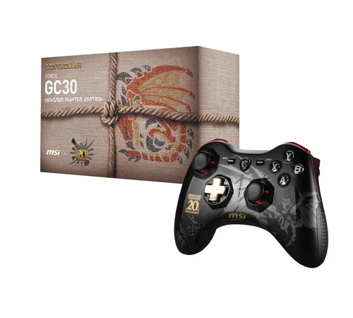 Vista 10 de msi Force GC30V2 - Controlador inalámbrico para juegos, motores de doble vibración, modos de conexión duales, almohadillas D intercambiables, Negro