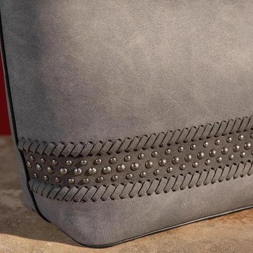 Vista 3 de Montana West Bolsas grandes para mujer, bolsos tejidos y bolsos con cremallera