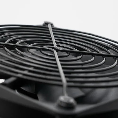 Vista 9 de Parrilla de ventilador de 4.724 in, cubierta de ventilador, protector de parrilla de ventilador negro, metal negro plateado con tornillos