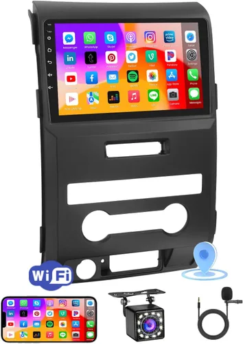 [DSP] Roinvou Radio para Ford F150 F-150 2009 2010 2011 2012, pantalla táctil de 9 pulgadas para estéreo de coche F150, compatible con enlace de