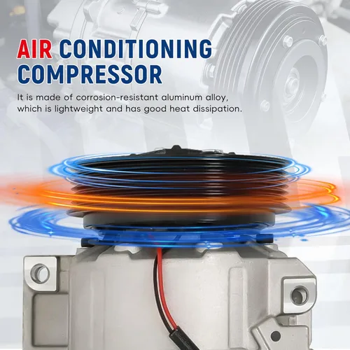 Vista 4 de waltyotur Reemplazo de Compresor de A/C AC para Nissan Altima 2007-2012, Nissan Sentra 2.5L 2007-2012 CO 10886C 92600JA00A