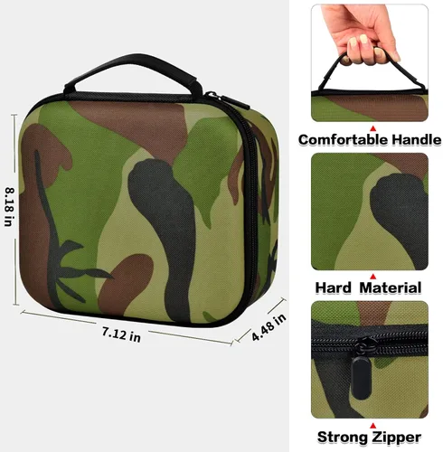 Vista 4 de PAIYULE Funda para orejeras electrónicas delgadas de Walker's Razor / para Howard Leight Shooting Caza Audición Protección de los oídos