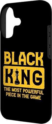 Vista 2 de Black King Chess Black Pride History BHM African Men Gift Case for iPhone 17