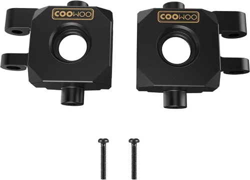Vista 7 de Bloques de ruedas de latón Piezas de actualización de C-Hubs para TRX-4M 1/18 RC Crawler Car