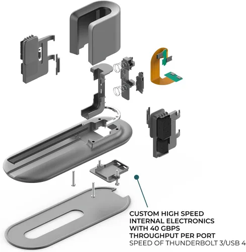 Vista 7 de HumanCentric DockBook solo para Touch Bar MacBook Pro, compatible con Touch Bar MacBook Pro 2016-2020 y 2022, barra táctil imprescindible, no es