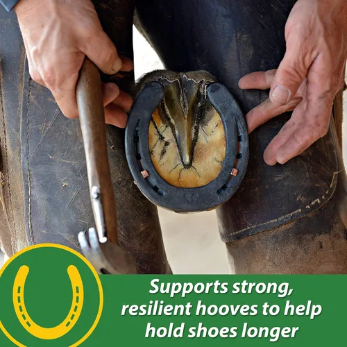 Vista 4 de Farnam HB 15 suplemento de pezuña, apoya el crecimiento saludable de pezuñas 7 libras, suministro para 112 días