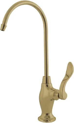 Vista 12 de Kingston Brass KS3190NFL NuWave - Grifo francés de filtración de agua de una sola manija, negro mate