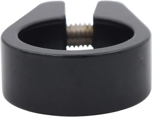 Vista 4 de Abrazadera de poste de asiento de bicicleta, clip de tubo de asiento de aleación de aluminio de 0.99 pulgadas, se adapta a 0.874 in, collar de tija