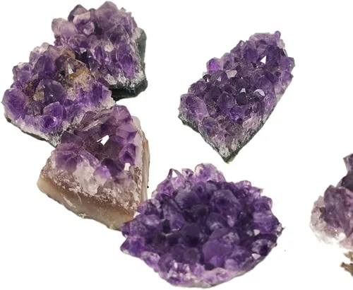 Vista 3 de 1pc Natural Raw Amethyst Quartz Crystal Cluster Stones Specimen Home Decoration Crafts Piedras naturales y ES (Size : 10-20g)