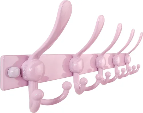 Vista 53 de Dseap Perchero de pared 2.0 Pro: resistente 300% más grueso, montaje en perno de 16 pulgadas, ganchos de pared de acero inoxidable para ropa