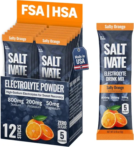 Vista 9 de Electrolitos de Mango y Piña 800mg de Sodio, Potasio y Magnesio para Hidratación Polvo de Electrolitos Endulzado con Stevia y Sin Azúcar Para