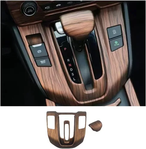 Vista 8 de TKREENO Cubierta del panel de la caja de cambios del automóvil marco interior cubierta del pomo de la palanca de cambios accesorios de decoración