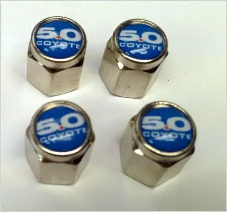 Vista 4 de Tapas de válvula de vástago para Ford Mustang Coyote 5.0 Shelby GT, Negro - Negro