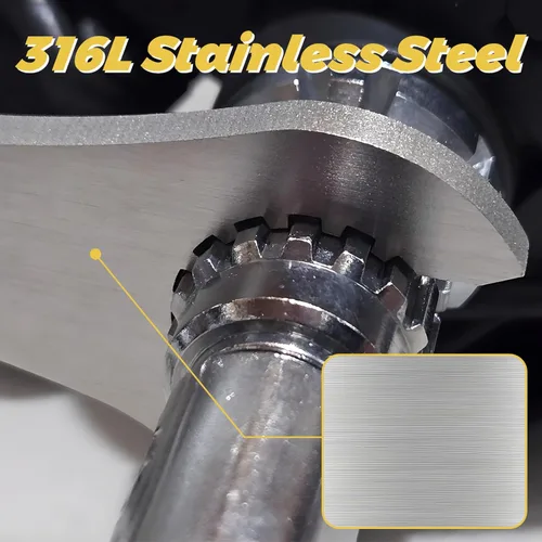 Vista 5 de nitescuba Llave de acero inoxidable 316L para herramienta de reparación de mantenimiento de engranajes de buceo SCUBAPRO Huose