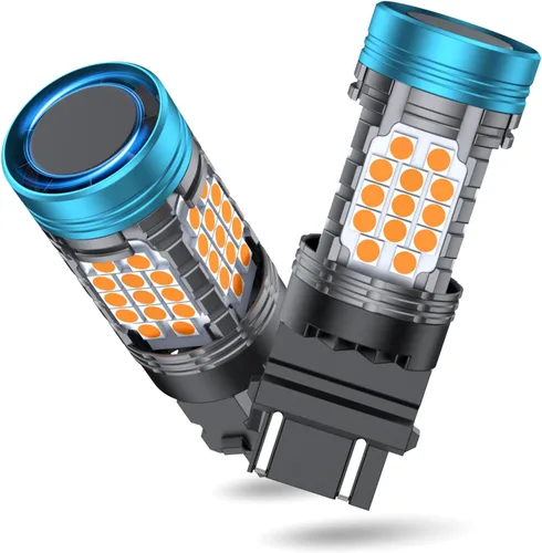 Vista 15 de 1157 Bombilla LED Ámbar, 2057 7528 2357A Bombilla LED de Señal de Giro con Resistencia Integrada CANBUS Libre de Errores, Bombilla Intermitente