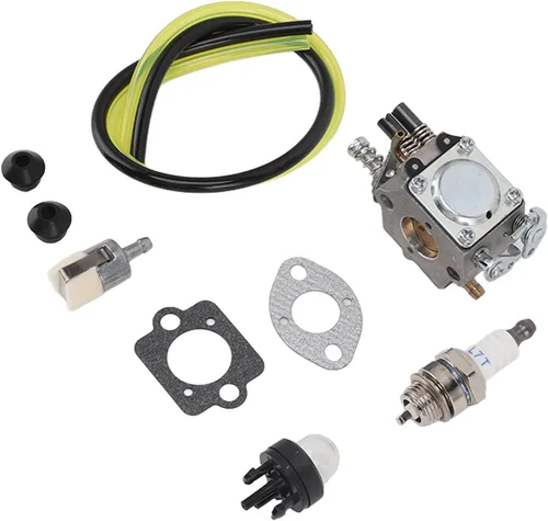 Vista 5 de TOPINCN Carburetor Tune Up Kit for WT 946 CS 310 Chainsaw, Durable Aluminum Reliable Performance Replacement Parts Kit with Pipe Paper Pad Spark