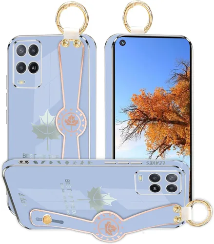 Vista 8 de Funda de teléfono para Oppo A54, funda estética de silicona a prueba de golpes para mujer, funda protectora para Oppo A54, funda delgada con anillo