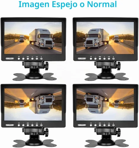 Vista 6 de Kit de monitor de cámara de respaldo para camión, vehículo resistente, impermeable, visión nocturna, gran angular, cámara de cabina de visión