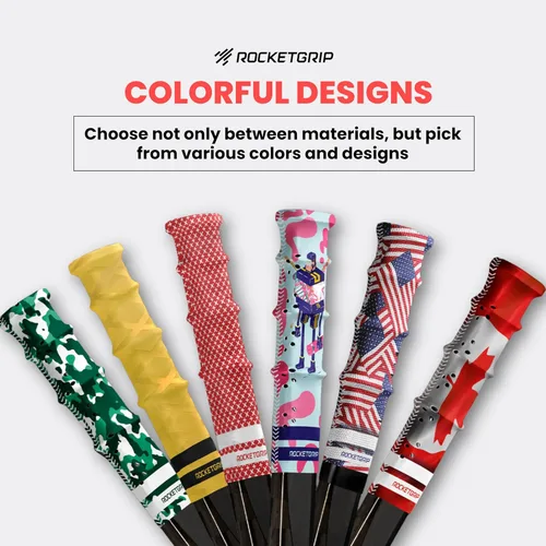 Vista 7 de ROCKETGRIP Hockey Stick Replacement Grip – Hockey Stick Tape Alternative for Ice Hockey – Long-Lasting, Easy to Install, for Adults & Kids