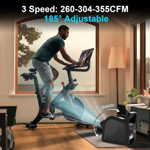 Vista 2 de Ventilador de soplador de alta velocidad, ventilador de secado de suelo para refrigeración y ventilación, secadora de suelo con motor de aire de 355