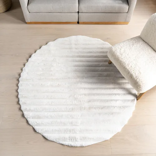 Vista 35 de nuLOOM Kai - Alfombra lavable a rayas blancas rotas, 5 x 8 pies Kai blanco apagado