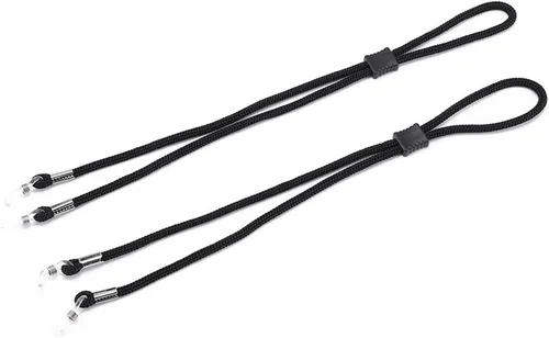 Vista 5 de 20 Pcs Black Sunglasses Strap Holder Adjustable Eyeglass Lanyard Rope Eyewear Retainer Cord Glasses Neck Strap String