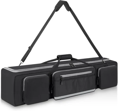 Vista 12 de Funda de transporte para trípode, bolsa de trípode resistente de 30.7 pulgadas con divisor acolchado