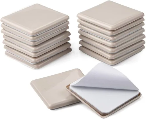 Vista 11 de Ezprotekt Paquete de 16 Tiras Deslizadoras Autoadhesivas para Mover Muebles para Alfombras, Almohadillas Rectangulares para Mover Muebles de 1/2 x 4