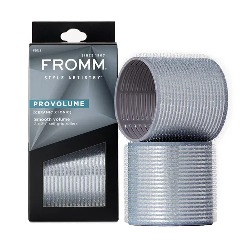 Vista 6 de Fromm ProVolume Rodillos Térmicos para el Cabello de Cerámica Iónica con Auto-Agarre de 1", 5 Unidades Rizadores de Cabello de Calidad de Salón