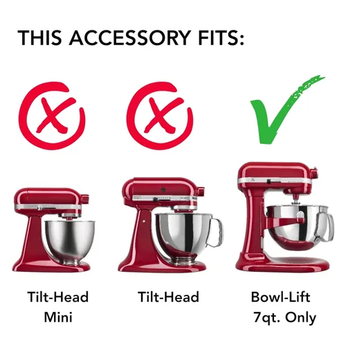 Vista 2 de KitchenAid Accesorio de batidor plano para mezcladores de soporte elevador de tazón de 5 cuartos de galón