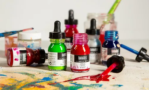 Vista 3 de Liquitex Tinta acrílica profesional, 1 oz (1.0 fl oz), juego de colores aguamarina, juego de 6
