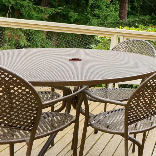 Vista 6 de Outus Anillo de Agujero de Sombrilla para Mesa de Patio, Cuña de Cono de Sombrilla, Enchufe de Estabilizador de Sombrilla para Orificio de Mesa
