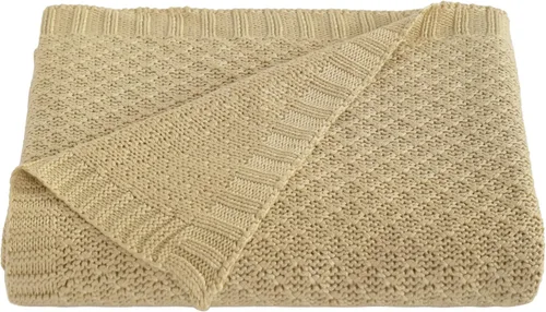 NTBAY Manta refrescante para bebé, manta de punto trenzado para niños pequeños, rayón derivado de bambú, suave y transpirable, manta de 30 x 40