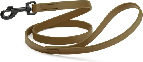 Vista 34 de Dogline Biothane - Correa impermeable para perro, correa de nailon con revestimiento fuerte, con herrajes negros, a prueba de olores, fácil