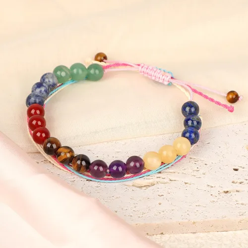 Vista 53 de LPBeads Pulsera de piedra natural hecha a mano de tamaño ajustable