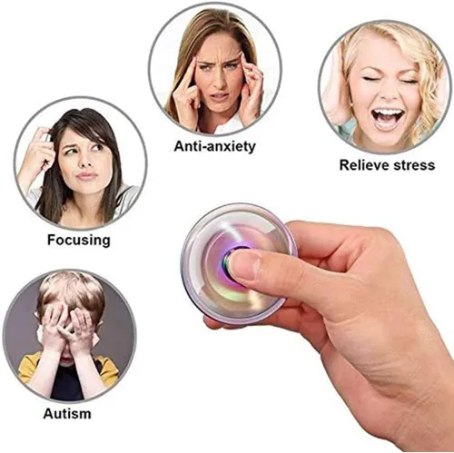 Vista 2 de Phoenix Cool Fidget Hand Spinners Dragon Wing Finger Spinner Metal Focus Acero Inoxidable Punta de los Dedos Giroscopio Alivio del Estrés Juguete