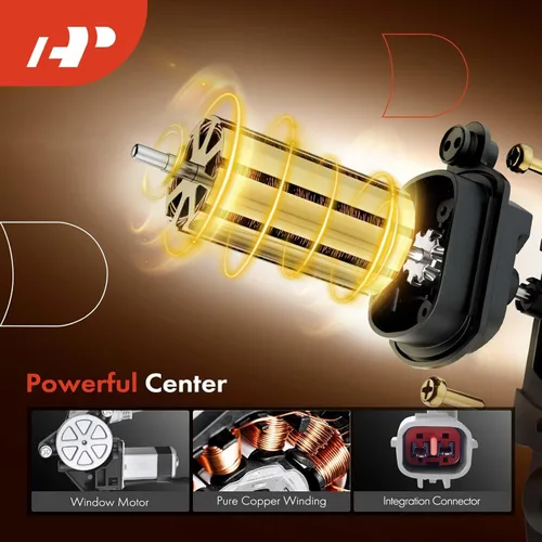 Vista 4 de A-Premium Elevalunas eléctrico con motor compatible con Ford Escape 2008-2012 Mercury Mariner Mazda Tribute 2008-2011 Parte trasera izquierda