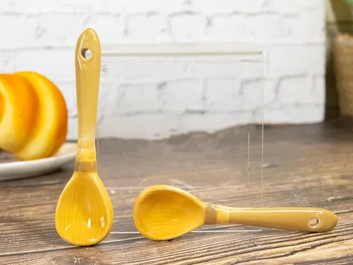 Vista 9 de Ebros Gift Wicca Witchcraft Witches Broomsticks - Juego de 2 cucharas de cerámica para café, té, tazas de 4.5 pulgadas de largo