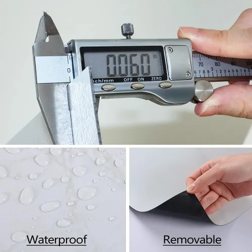 Vista 5 de Livelynine Baldosas de Suelo Gris Claro Despegar y Pegar Baldosas de Suelo para Baño Despegar y Pegar Suelo Impermeable Baldosas Adhesivas