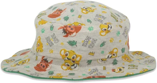 Vista 3 de Disney Lion King,Mickey Mouse, Winnie The Pooh Simba - Mameluco para bebé y sombrero de sol para recién nacidos a bebés