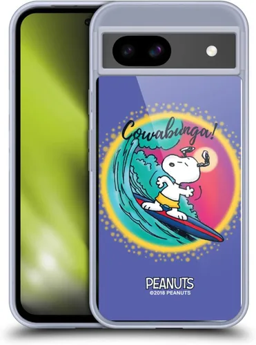 Vista 83 de Head Case Designs Officially Licensed Peanuts Beach Surf Snoopy Boardwalk Airbrush Gel Case [Military Grade Protection] Compatible with Google Pixel